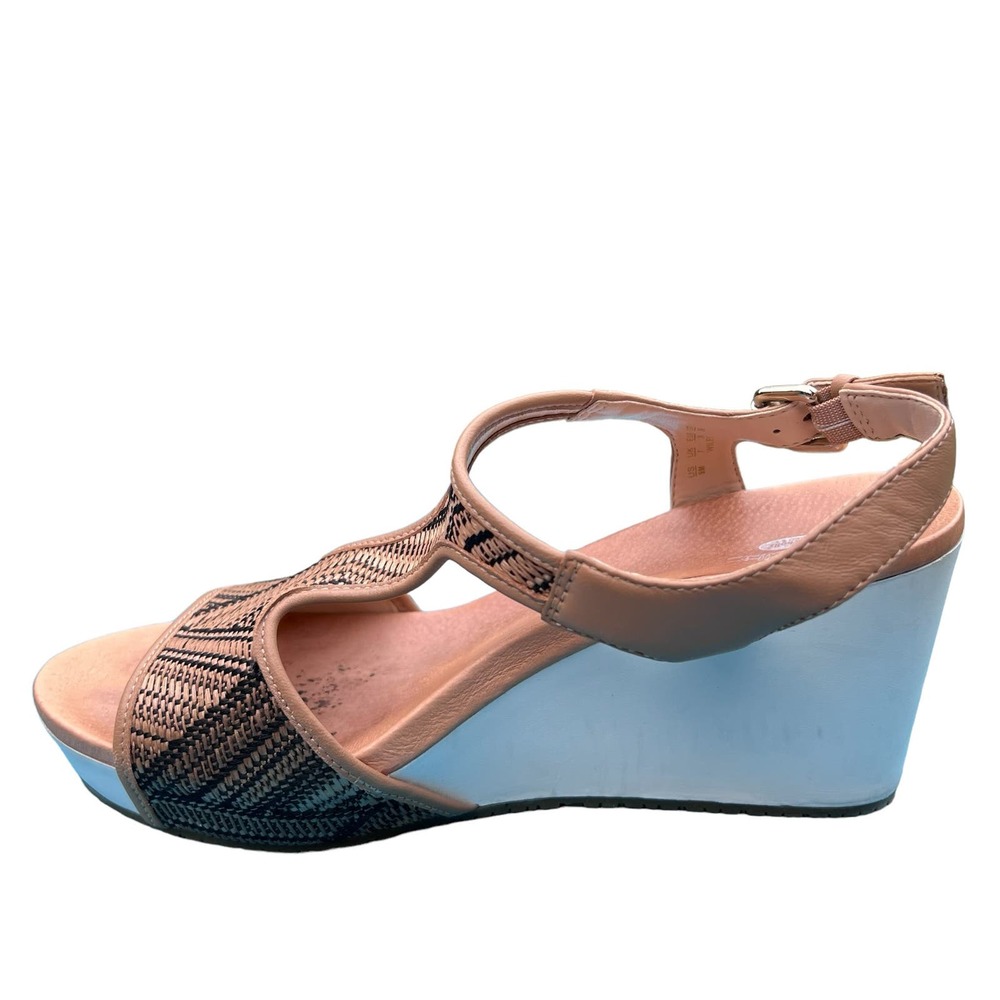 Dr. Scholl’s “Wiley” Women’s Tan & White Platform Sandals 9M - Picture 5 of 11